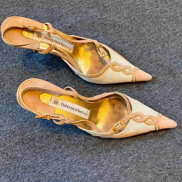 Domenica Vacca pointed toe heels - Picture 2 of 10